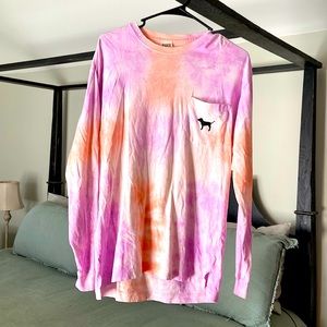Victoria’s Secret PINK Tie Dye Long Sleeve
